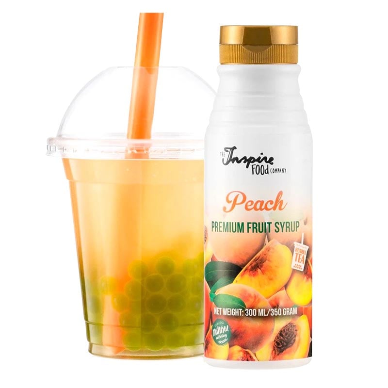 Fruktsirap med smak av Persika Bubble Tea – Omdömen - Hållbarhet | The ...