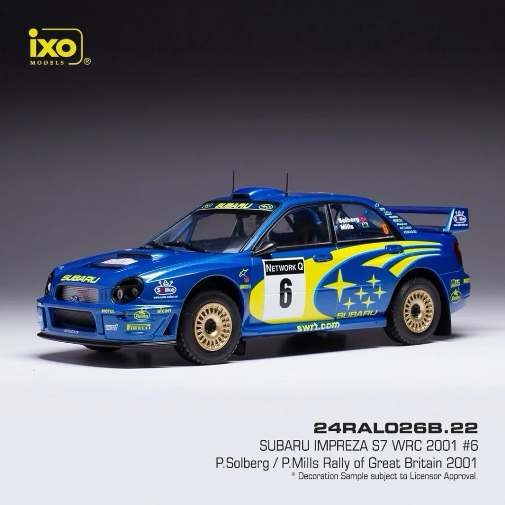 Subaru Impreza S7 WRC Rally Monte Carlo 2002 (Mäkinen, Solido) 1:18